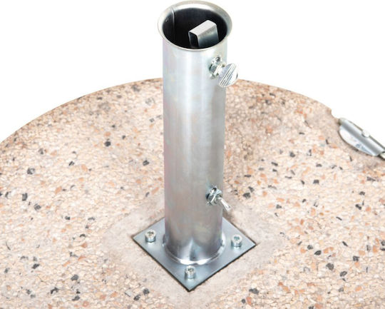 HomeMarkt Premium Βάση Ομπρέλας Τσιμεντένια Μπεζ 6.2x6.2cm