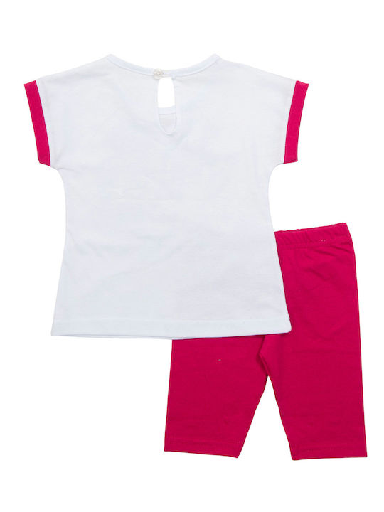 Babylon Kinder Set mit Leggings Sommer 2Stück Weiß