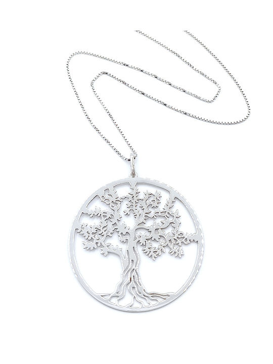 PS Silver Halskette Baum aus Silber