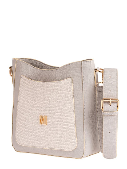 MODISSIMO WOMEN'S SHOULDER BAG TWO-TONE BEIGE 45-23323