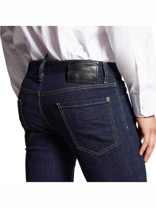 Men's Jeans Pants with Slim Fit Blue