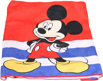 Rima Beachwear Παιδικό Πόντσο Θαλάσσης Mickey Κόκκινο