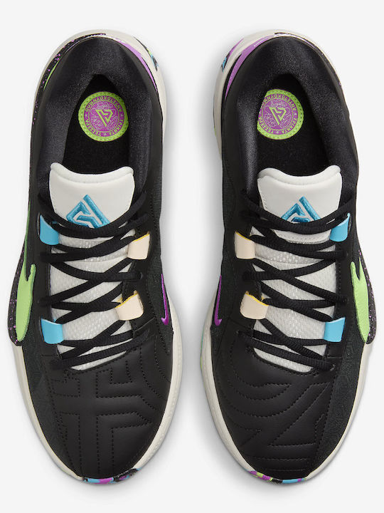 Giannis Freak 5 "Made In Sepolia" Χαμηλά Μπασκετικά Παπούτσια Black / Fuchsia Dream / Baltic Blue / Phantom