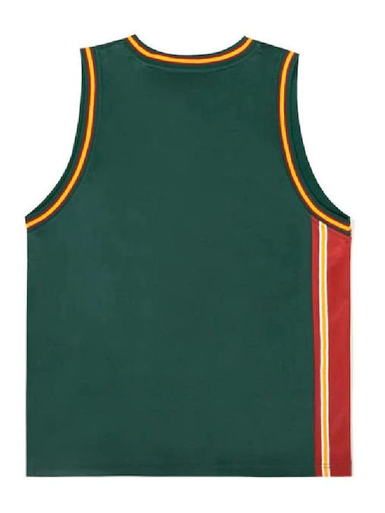 The Hundreds Bluza Sportivă pentru Bărbați cu Mânecă Scurtă Verde