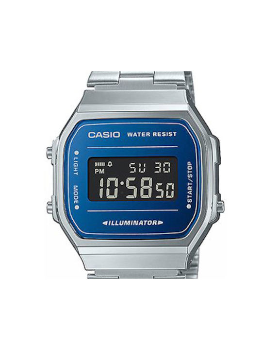 Casio Watch Automatic with Silver Metal Bracelet