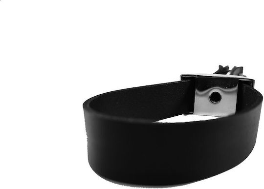 Black Label Leather Breast Puller Noose 2 BDSM Accessory σε Μαύρο Χρώμα