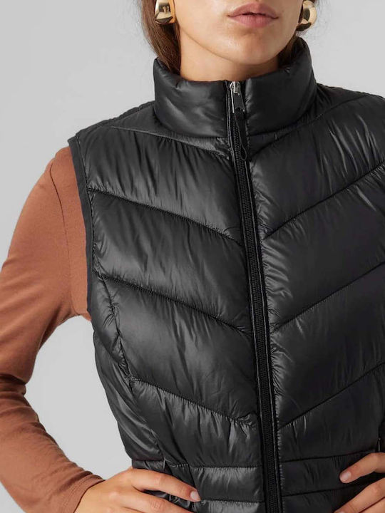 Scurtă Jachetă de femei Puffer Negru