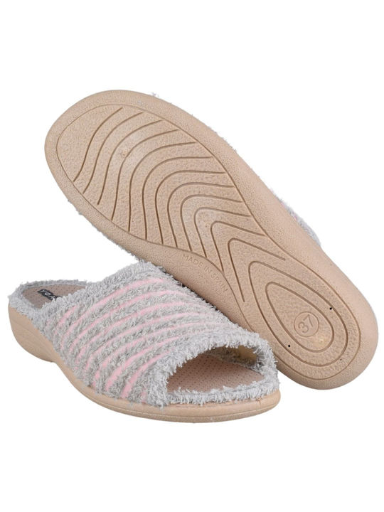 Yfantidis Terry Women's Slippers Gray 5025442