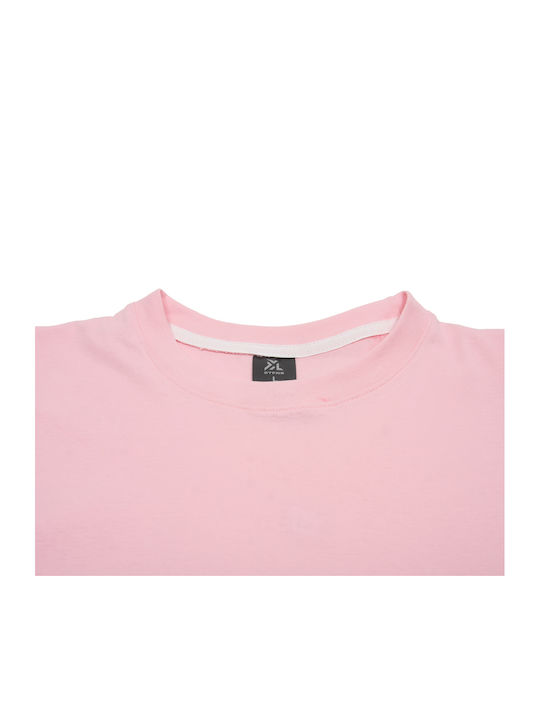 Stefansxxl Herren T-Shirt Kurzarm Rosa