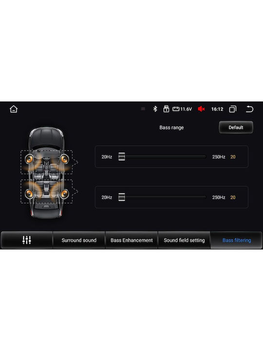 Digital IQ Автомобилна Аудио Система с Clima (Блутут/USB/WiFi/GPS/Apple-Carplay/Android-Auto) с Тъчскрийн 9"