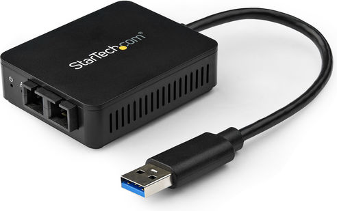 StarTech USB 3 Μετατροπέας USB-A male σε RJ-45 2x female 1τμχ