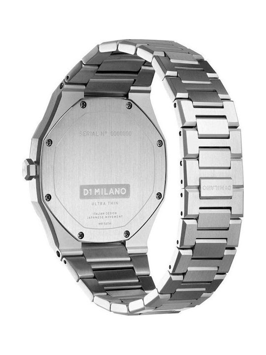 D1 Milano Women's Watch with Silver Metal Bracelet