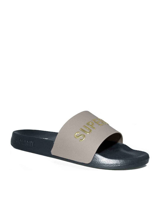 D3 Sdcd Code Logo Vegan Pool Slide Slapi Bărbați Slides Negri