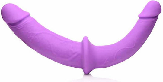 XR Trägerlos Strap On mit Dildo in Lila Farbe