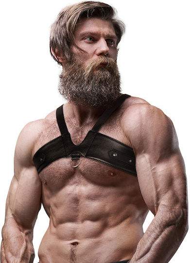 Fetish Submissive Мъжки харнес Черен D-235634