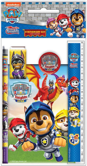 Gim Paw Patrol Kids Stationery Set with Notepad 5pcs
