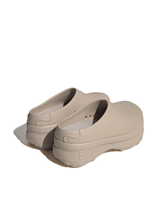 adidas Adifom Stan Smith Clogs Taupe