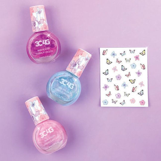 Make It Real Butterfly Παιδικά Μανό 3τμχ