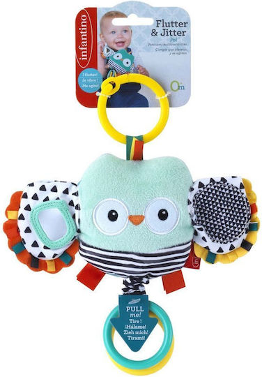 Infantino Pendant Toy for Car with Mirror Flutter Jitter Pal Owl B-930-216320-00