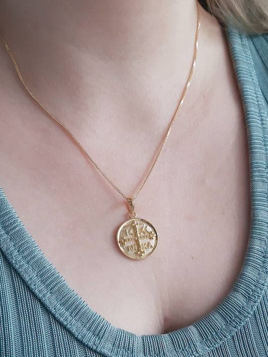 Pendant Kids Talisman with Chain Konstantinato made of Gold 14K FL427A