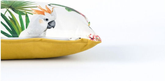 Linea Interiors Μαξιλάρι Parrot Πράσινο 25x65εκ.