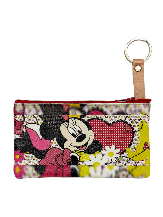 Gift-Me Minnie Coins Wallet for Girls with Zipper and Keychain GP-23-106-MINNIE