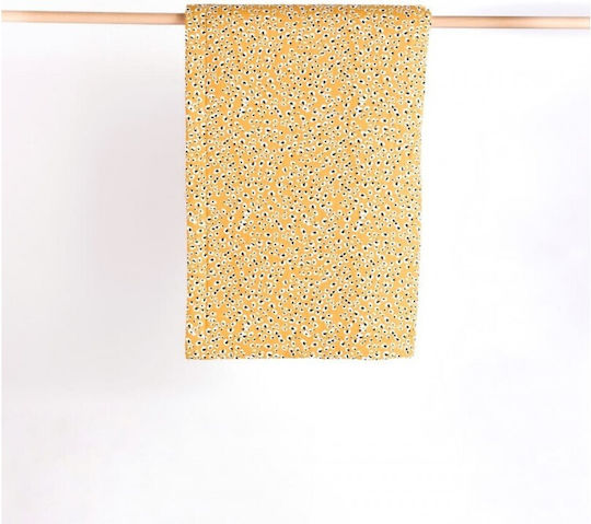 Linea Interiors Blanket Nursery Swaddling Blankets Cotton Yellow 90x110cm