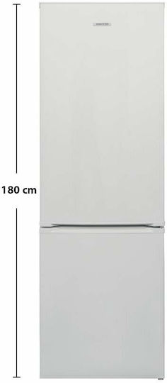 United Ψυγειοκαταψύκτης 259lt Υ177.3xΠ54.7xΒ56.8εκ. Λευκός UCW-3262M