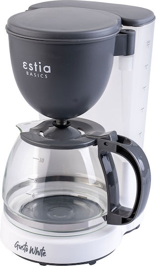 Estia Gusto Филтърна Кафемашина 750W Бяла