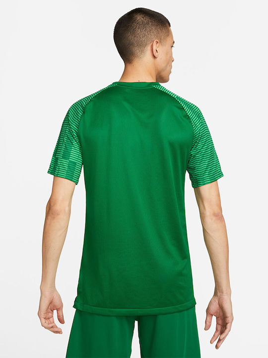 Nike Football Academy Bărbați T-shirt Sportiv cu Mânecă Scurtă Dri-Fit Verde
