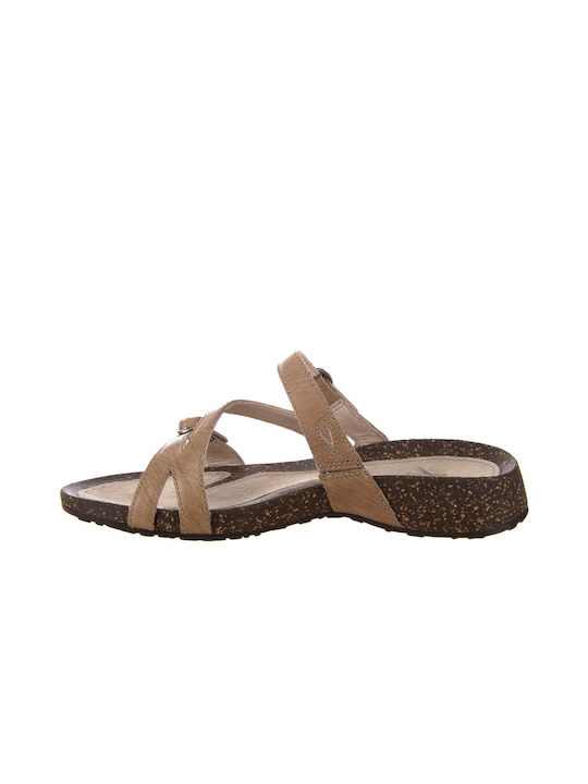Teva Ventura Cork Modoc Rialto W Women's Flat Sandals In Tabac Brown Colour 4186-PUST