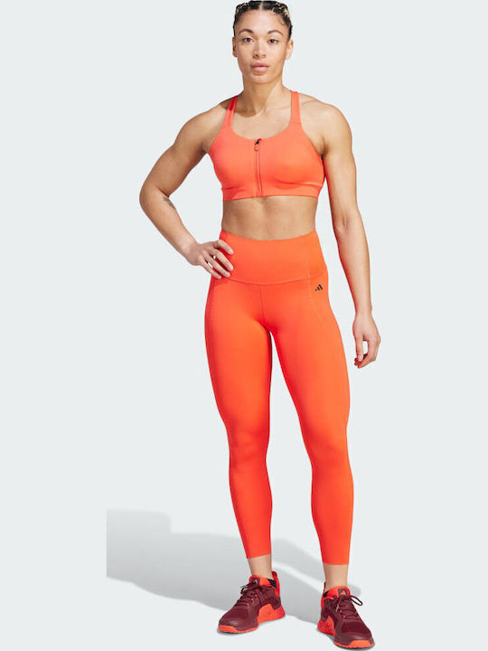 adidas Optime Power Training Leggings Red