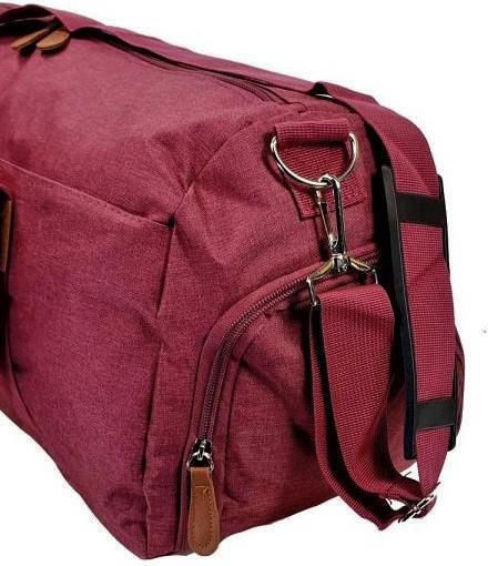 Diplomat Σακ Βουαγιάζ 43lt Μπορντό Υφασμάτινο Μ60xΠ28xΥ29εκ.