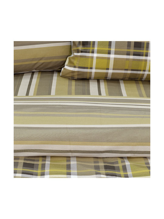 Lino Home Revon Σετ Μαξιλαροθήκες με Φάσα Honey 50x70εκ.