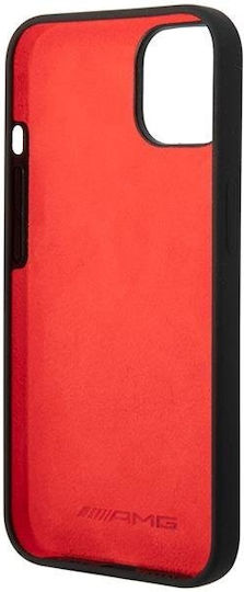 AMG Liquid Carbon Pattern Umschlag Rückseite Silikon Schwarz (iPhone 14)
