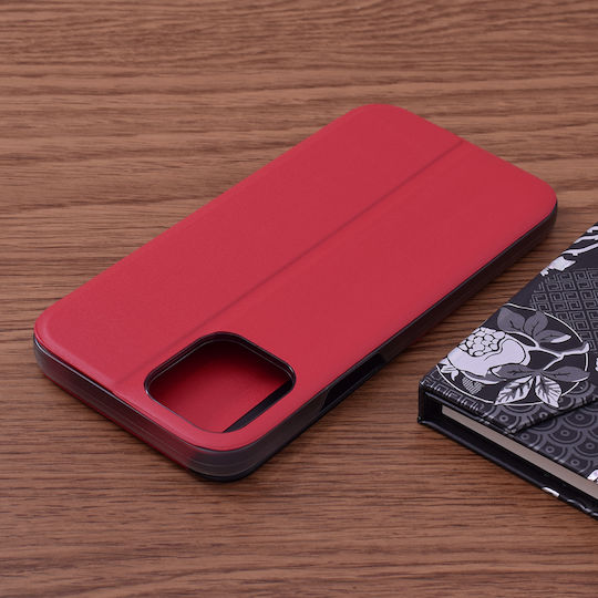 Techsuit eFold Series Book Synthetic Leather Red (iPhone 12 Pro Max)