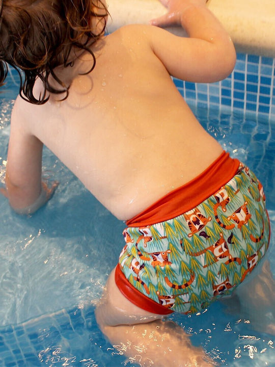 Close Parent Kinder Badeanzug Schwimmwindel Grün