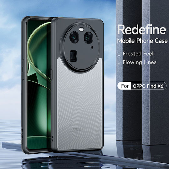 Dux Ducis Задна корица Силикон с Каишка Черен (Honor X6)