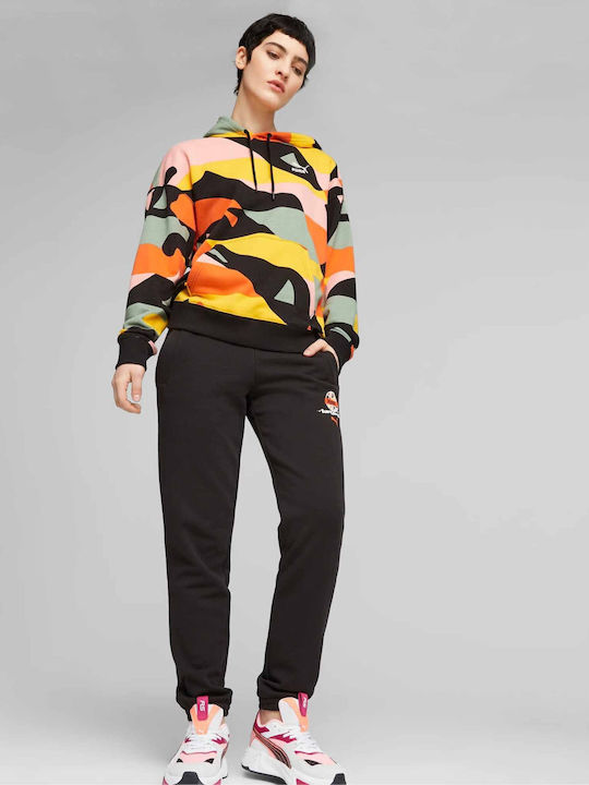 Puma Graphic Women's Hooded Sweatshirt Multicolour