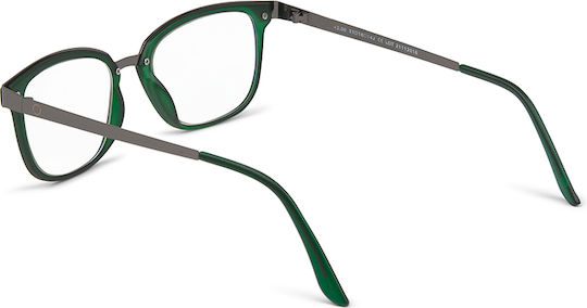 Nordic Vision Alingsas Reading Glasses +1.00 In Green Color