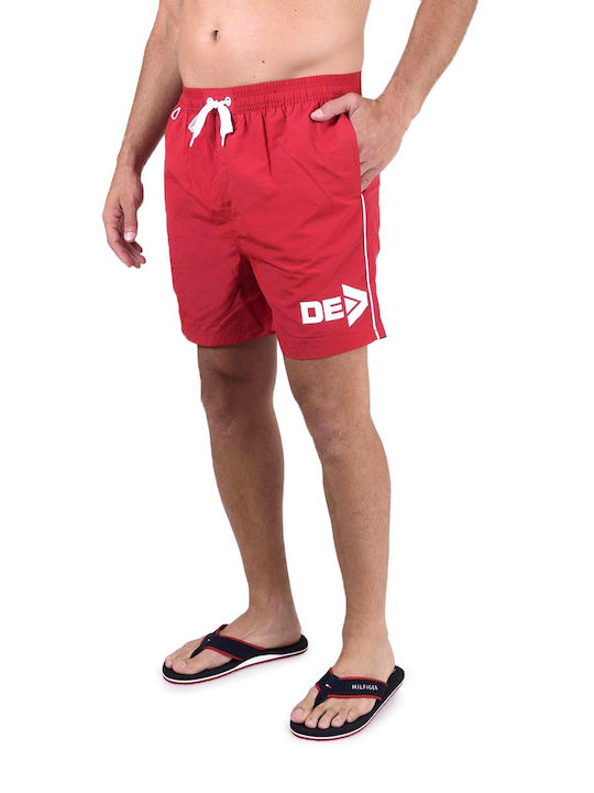 Devergo Herren Badebekleidung Shorts Rot