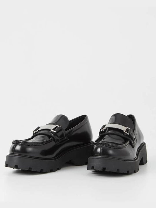 Vagabond Cosmo 2.0 Women's Leather Moccasins Black