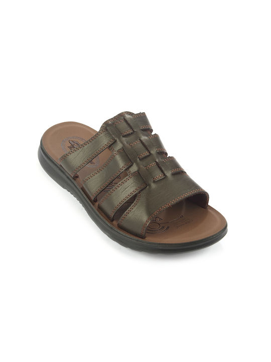 Fshoes Herrensandalen in Braun Farbe