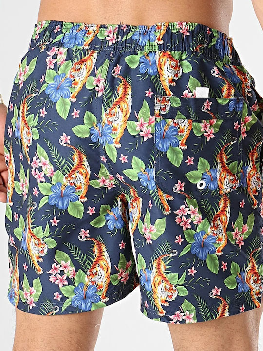 Tokyo Laundry Herren Badebekleidung Shorts Mehrfarbig Blumen