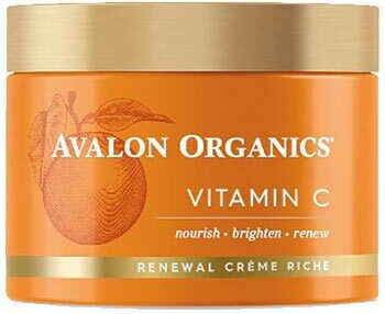 Avalon Organics Rich Κρέμα Προσώπου Νυκτός για Λάμψη με Βιταμίνη C 48gr