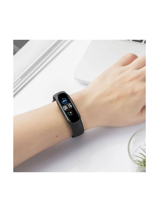 Techsuit Watchband W013 Armband Silikon mit Pin Dark Blue (/ Amazfit Band 5) KF238571