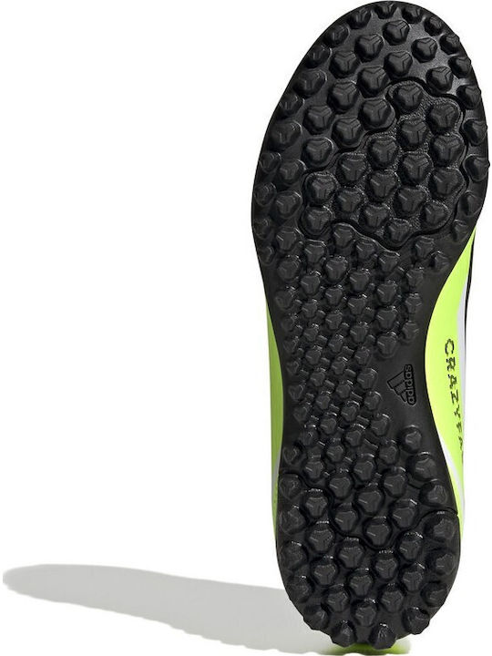 X Crazyfast.4 Kids Turf Soccer Shoes White