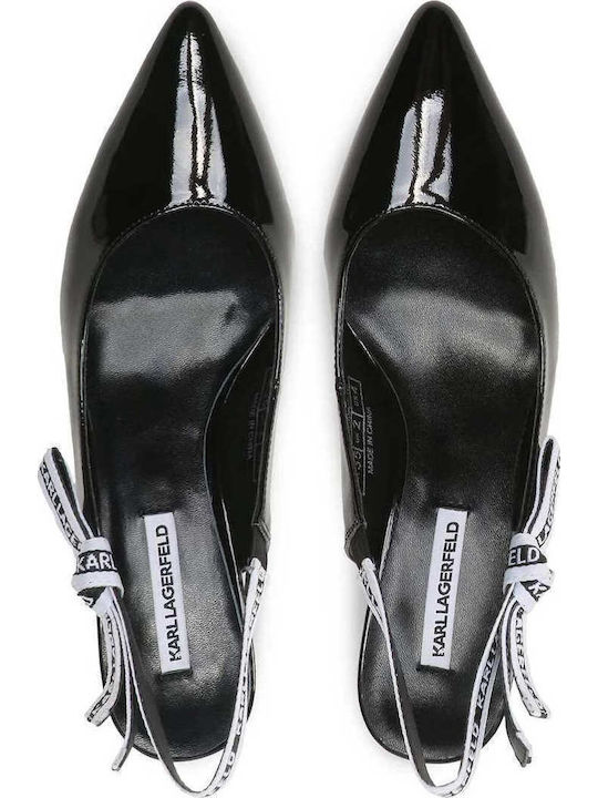 Pumps mit Riemchen Schwarz