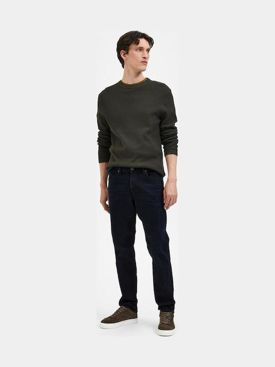 Men's Jeans Pants with Loose Fit Blue