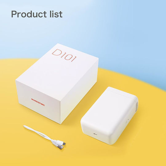 Niimbot D101 Electronic Handheld Label Maker in White Color
